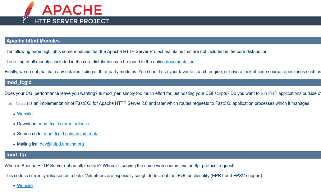 Apache2 for Drupal