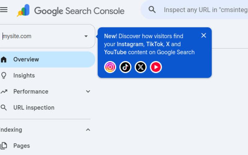 Track Social & Video Content Performance by Google Search Console 