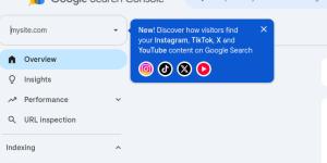 Track Social & Video Content Performance by Google Search Console 